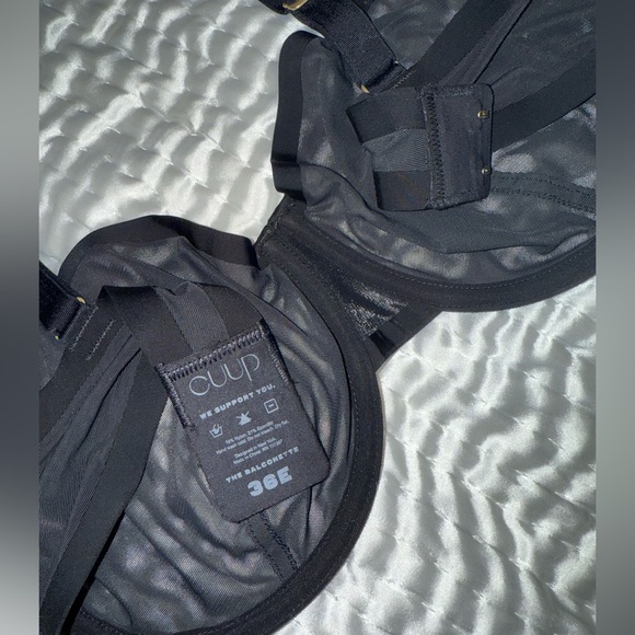 New Cuup The Balconette Bra in Black Size: 36E - Picture 9 of 13